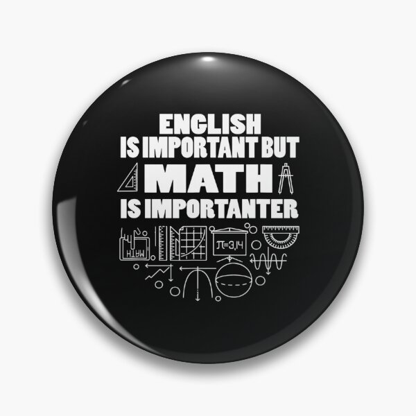 Item preview, English Is Important But Math Is Importanter designed and sold by pixelsimple.