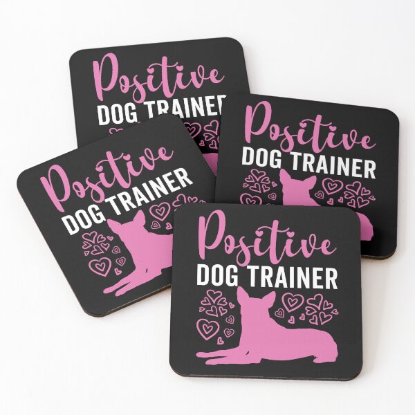Item preview, Positive Dog Trainer | Hearts, Pink Feminine Script Dog Training Design designed and sold by arlutai.