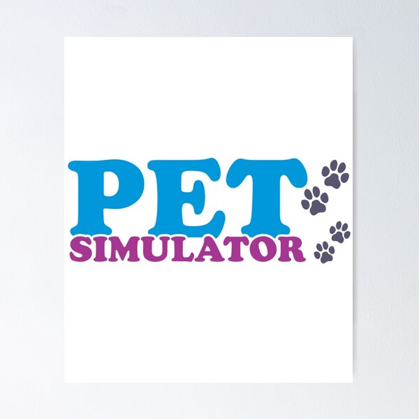 pet simulator x code Poster for Sale by Izemiro