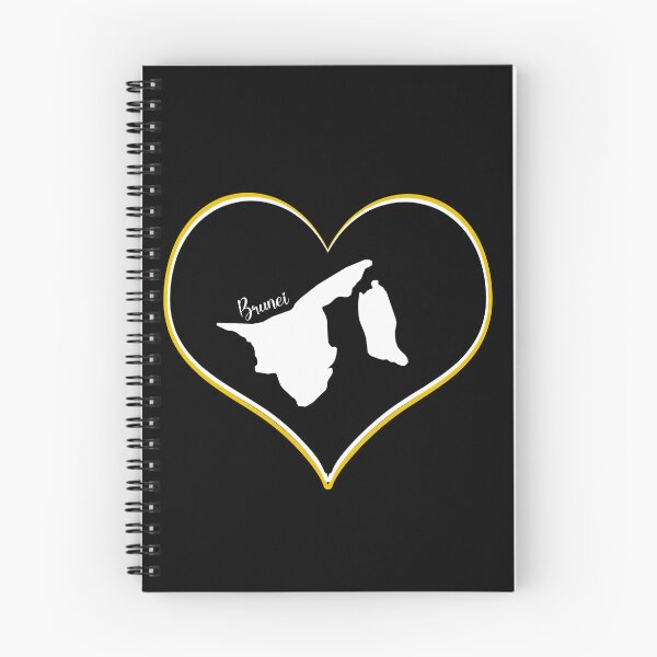 Item preview, Black heart map Brunei designed and sold by Astralia.