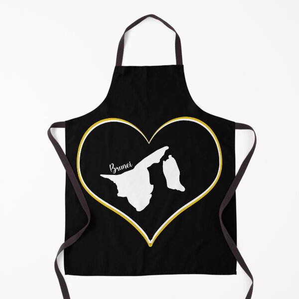 Item preview, Black heart map Brunei designed and sold by Astralia.