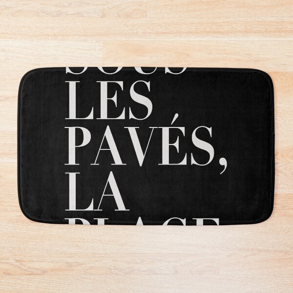 Item preview, ! New ! Paris Revolt, May 68 &x27;SOUS LES PAVES, LA PLAGE&x27; Pale Grey on Deepest Blue Classi designed and sold by heflick87.