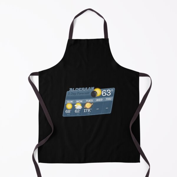 Item preview, STAR WARS ALDERAAN 5 DAY WEATHER FORECAST designed and sold by OsoarnBoat.