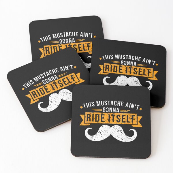 Item preview, Funny This Mustache Ain't Gonna Ride Itself Gift Design  designed and sold by terrycar.