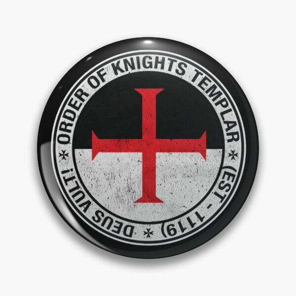 Item preview, Teutonic Order - Deus Vult Order of the Knights Templar Flag Sigil Sticker designed and sold by babykids.