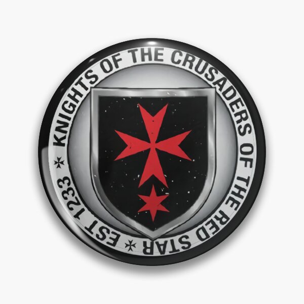 Item preview, Teutonic Order - Knights of the Cross With the Red Star Shield Sticker designed and sold by babykids.