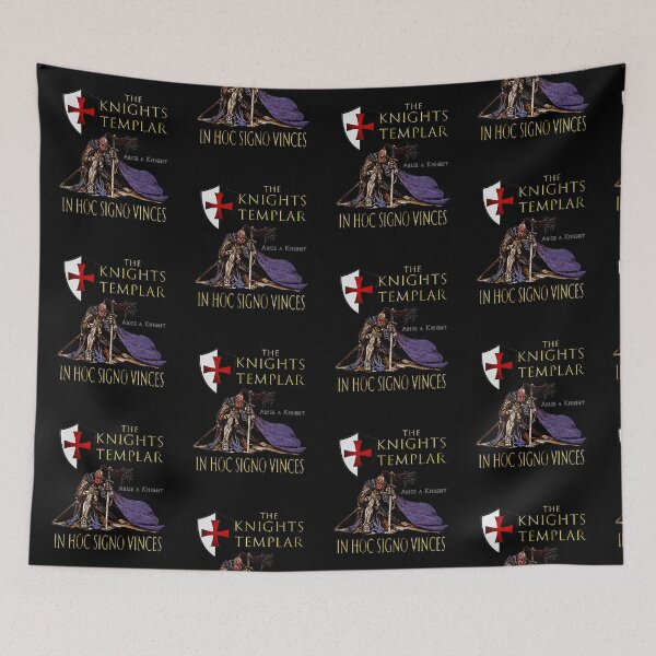 Item preview, Teutonic Order - The Knights Templar Arise A Knight In Hoc Signo Vinces Tshirt designed and sold by babykids.