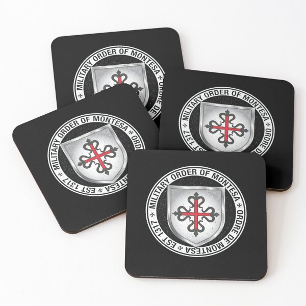 Item preview, Teutonic Order - Military Order of Montesa Knights Templar Coat of Arms Shield Crusader designed and sold by babykids.