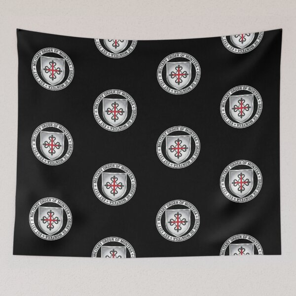 Item preview, Teutonic Order - Military Order of Montesa Knights Templar Coat of Arms Shield Crusader designed and sold by babykids.
