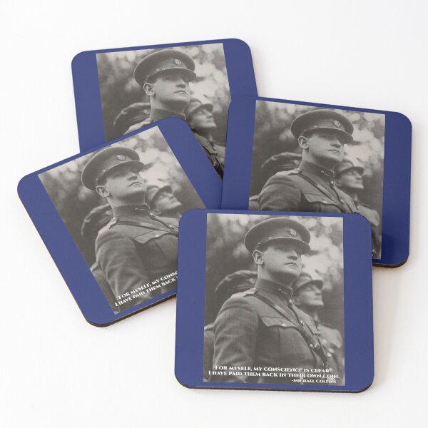 Item preview, Michael Collins - I Have Paid Them Back In Their Own Coin -  - Irish- Ireland - 1916 designed and sold by BlackWhiteJorda.