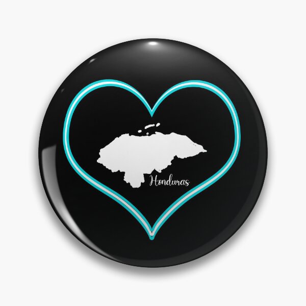 Item preview, Black heart map Honduras designed and sold by Astralia.
