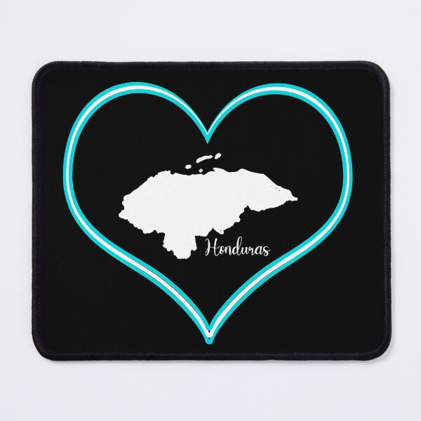 Item preview, Black heart map Honduras designed and sold by Astralia.