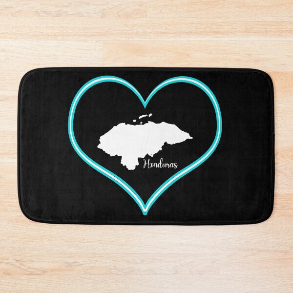 Item preview, Black heart map Honduras designed and sold by Astralia.