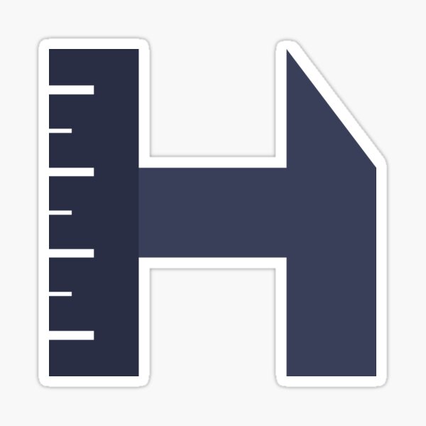 Hephaistos Logo (Light Mode) Sticker