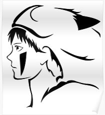 Black Princess Vector Poster