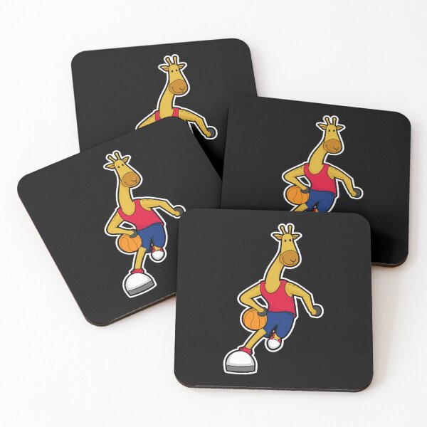 Item preview, Giraffe as Basketball player with Basketball ball  designed and sold by MichaelCar9463.
