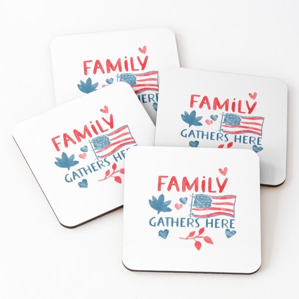 Item preview, Family Gathers Here designed and sold by InnaMGraphic.