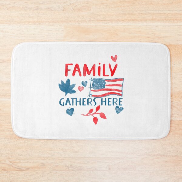 Item preview, Family Gathers Here designed and sold by InnaMGraphic.