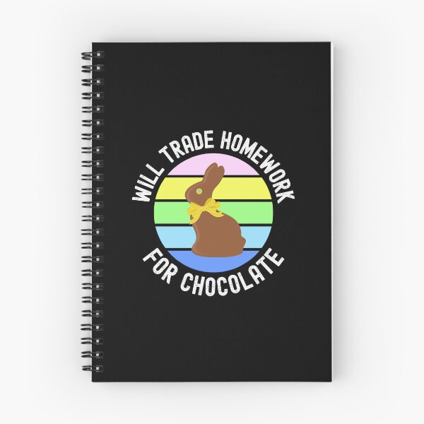 Item preview, School Kids Easter - Will Trade Homework For Chocolate - Easter Bunny, Happy Easter, Children's Easter, Chocolate Bunny designed and sold by jadedscientist.