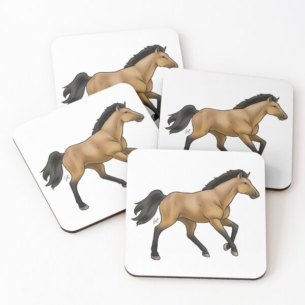 Item preview, Mustang - Buckskin designed and sold by Jennifer Stolzer.