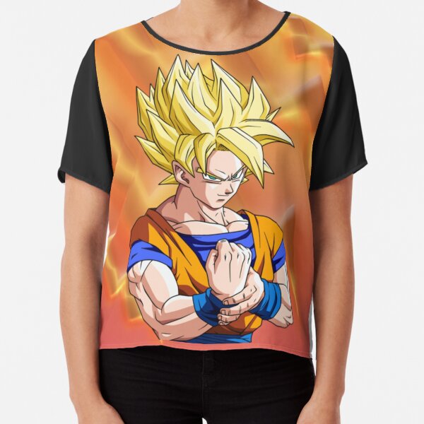 Dragon Ball Super Goku & Character Panels Crew Neck Sleeveless