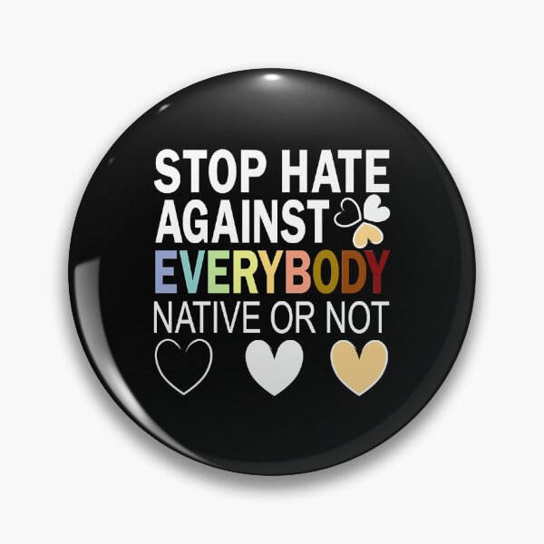 Item preview, Stop Hate Against Everybody Against Blacks Against Asians  designed and sold by MichaelCar9463.