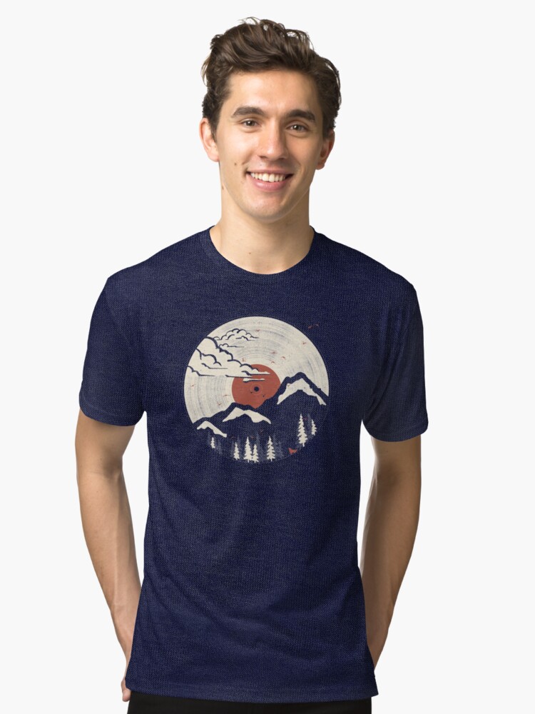 Alternate view of MTN LP... Tri-blend T-Shirt
