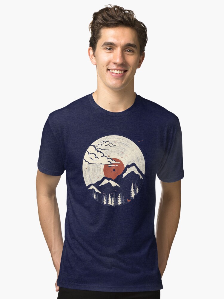 Thumbnail 2 of 6, Tri-blend T-Shirt, MTN LP... designed and sold by ndtank.