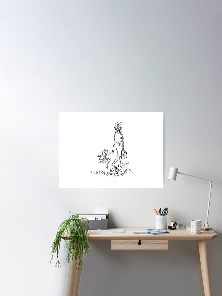 Roald Dahl Miss Honey And Matilda Drawing  Art Print for Sale by  OliviaLprints