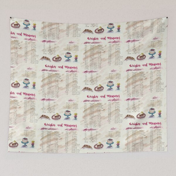 Item preview, Handwritten and Watercolour Baker's Guide designed and sold by ErinsGarden.