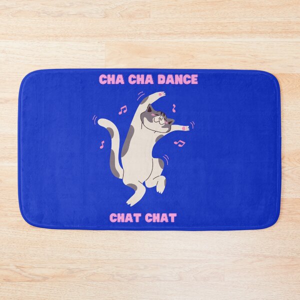 Item preview, Cha Cha Dance- Chat Chat - Cat Pun French - English designed and sold by BelovedBirmans.