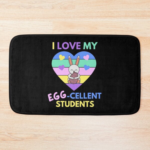 Item preview, Easter Teacher - I Love My Egg-Cellent Students - Easter Bunny, Happy Easter, Children's Easter, Chocolate Bunny designed and sold by jadedscientist.