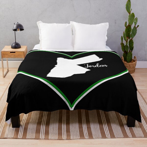 Item preview, Black heart map Jordan designed and sold by Astralia.