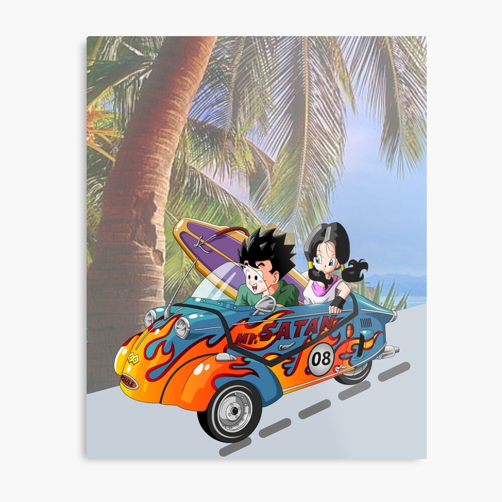 Gohan and Videl at Dragon Ball Beach.