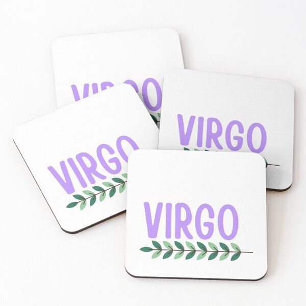 Item preview, Virgo Zodiac Sign with Leaves designed and sold by Hellofriendco.
