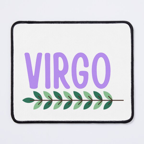 Item preview, Virgo Zodiac Sign with Leaves designed and sold by Hellofriendco.