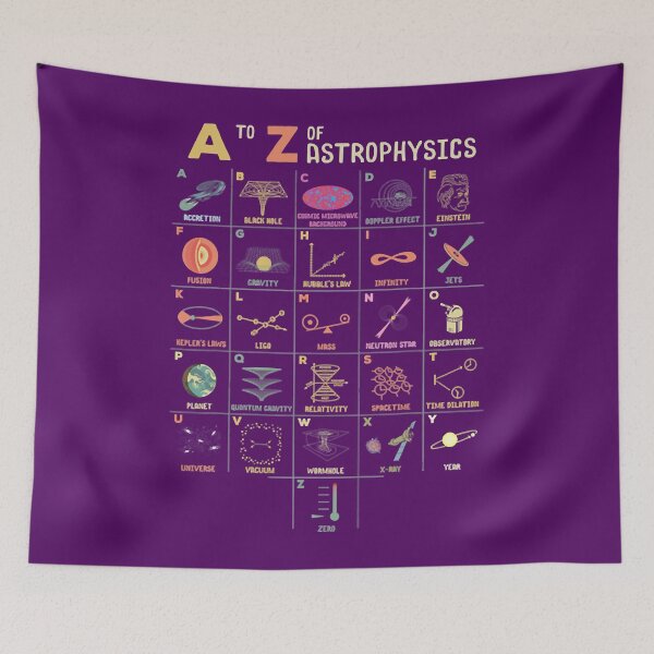 Item preview, A To Z Astrophysics Funny Space Objects Science designed and sold by JoyceDina.