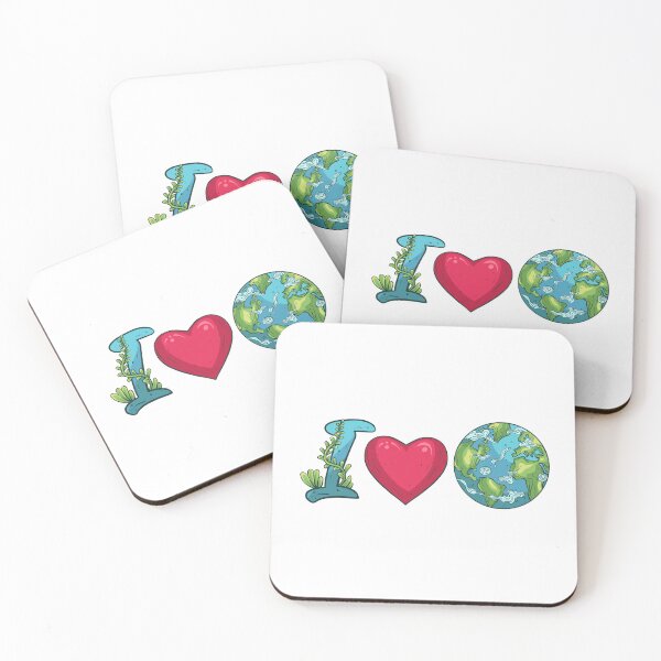 Item preview, I Love Earth Vector Design designed and sold by Goba Bali Studio.