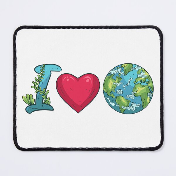 Item preview, I Love Earth Vector Design designed and sold by Goba Bali Studio.