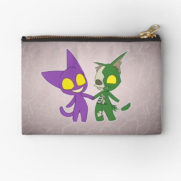 GhostKat and ZombieKat- Undead Buddies Zipper Pouch