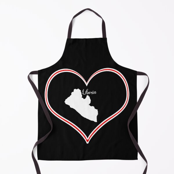 Item preview, Black Heart Map Liberia designed and sold by Astralia.