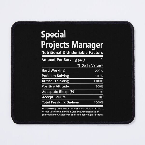 Item preview, Special Projects Manager T Shirt - Nutritional And Undeniable Factors Gift Item Tee designed and sold by miraschroe.