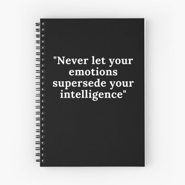 Item preview, Never let your emotions supersede your intelligence.. designed and sold by keenikai.