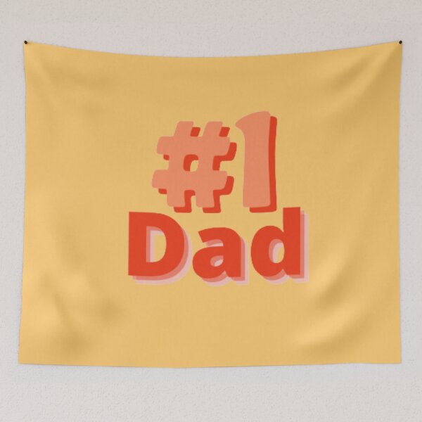 Item preview, # 1 Dad , Orange Number One Dad  designed and sold by DeeCeeFashion.