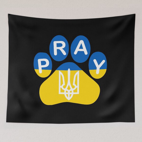 Item preview, pray for Ukraine paw designed and sold by Ashi17.