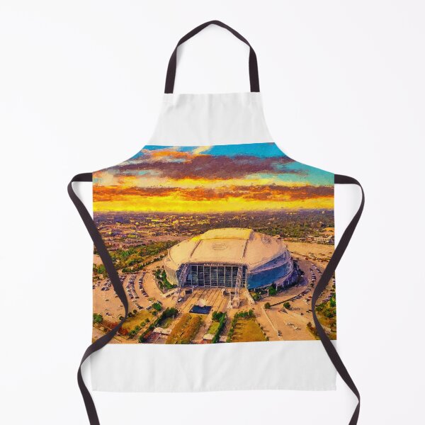 Item preview, ATT Stadium in Arlington, Texas, at sunset - digital painting designed and sold by NickoPrints.