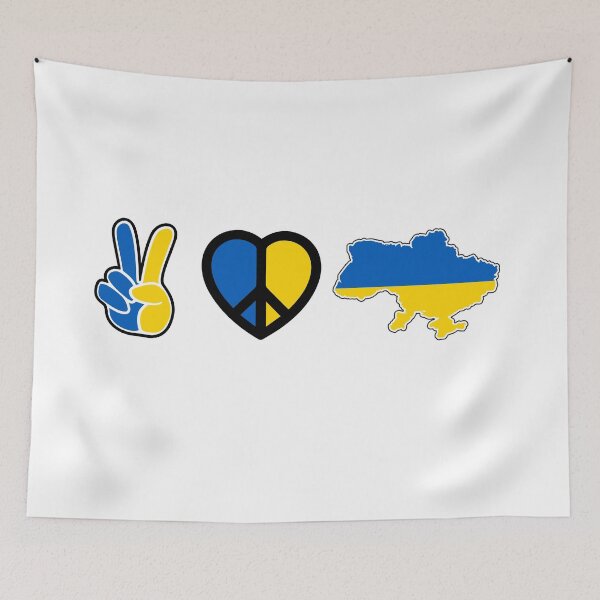 Item preview, Peace Love Ukraine designed and sold by Ashi17.