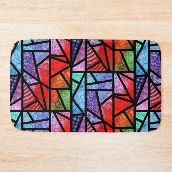 Item preview, colorful geometric pattern designed and sold by BunSmiles.
