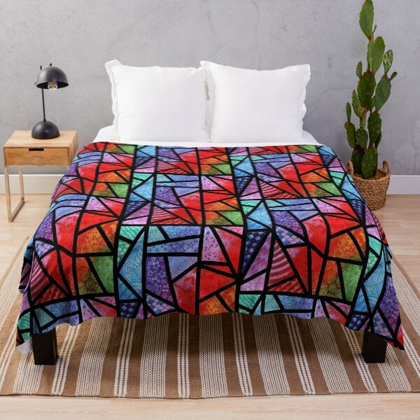 Item preview, colorful geometric pattern designed and sold by BunSmiles.