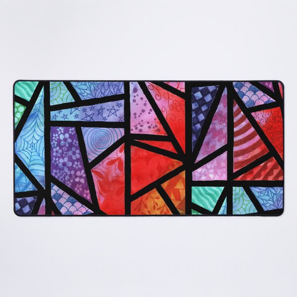 Item preview, colorful geometric pattern designed and sold by Bunny Smiles.